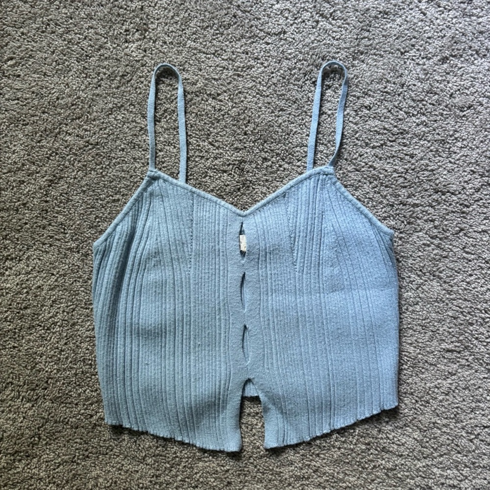 Pacsun Sky Blue Knit Tank